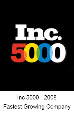 CNC Industries has earned the INC5000 award for fastest growing small company for two years straight