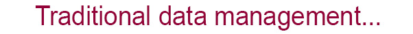traditional data management