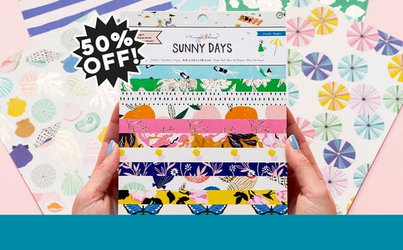50% Off Sunny Days 6x8 Paper Pad!